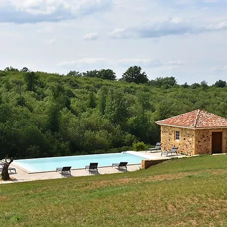 فيلة Maison De Charme En Pierre Au Coeur De Moleres Avec Piscine Chauffee - Fr-1-824-16