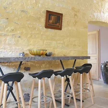 Maison De Charme En Pierre Au Coeur De Moleres Avec Piscine Chauffee - Fr-1-824-16 فيلة
